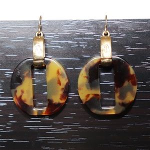 Ralph Lauren Tortoise Shall Donut and Gold Tone